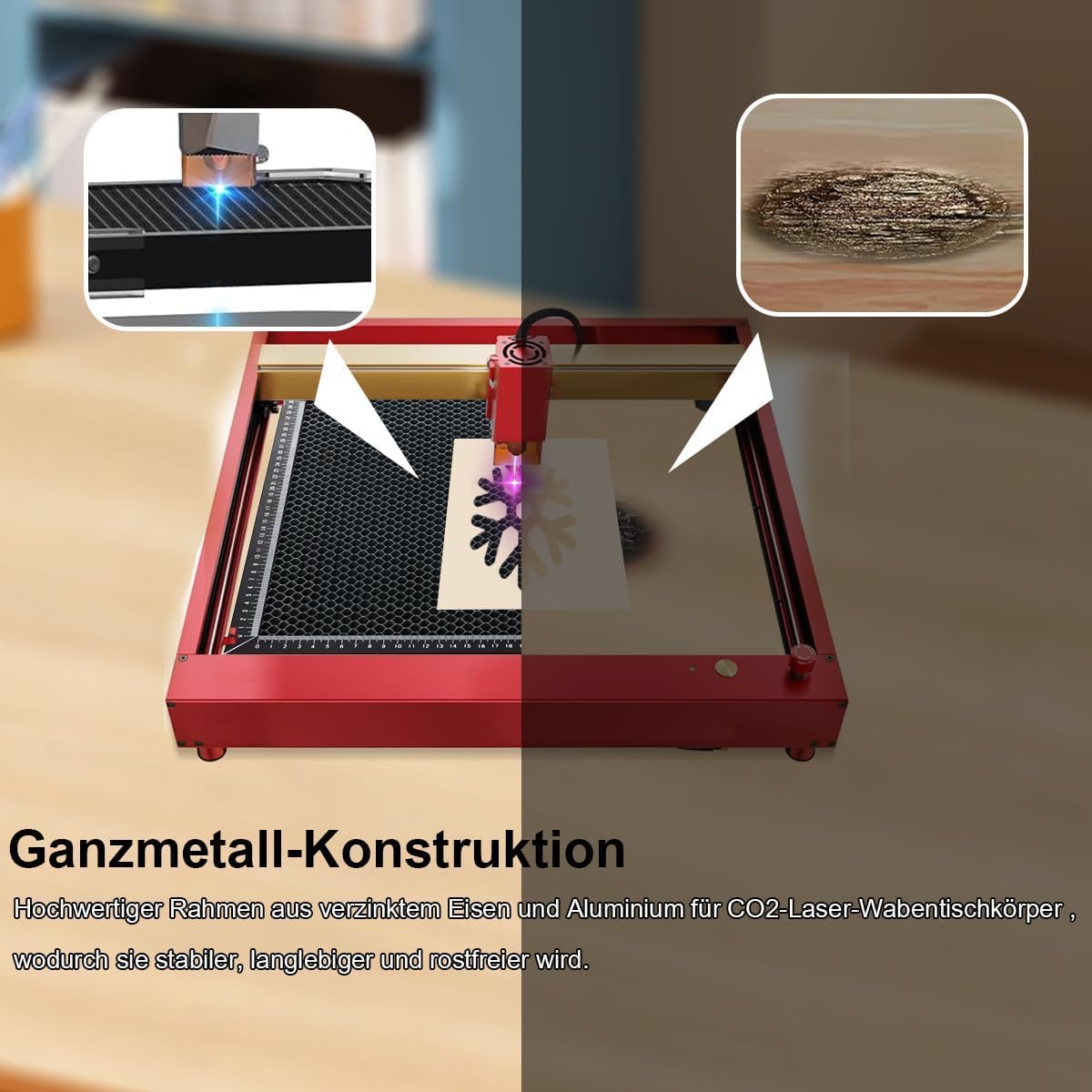Macchina per incisione laser Honeycomb, tavolo da lavoro, 400 x 400 mm, a nido d'ape per macchina per incisione laser, tavolo a nido d'ape per taglierina laser e incisore laser