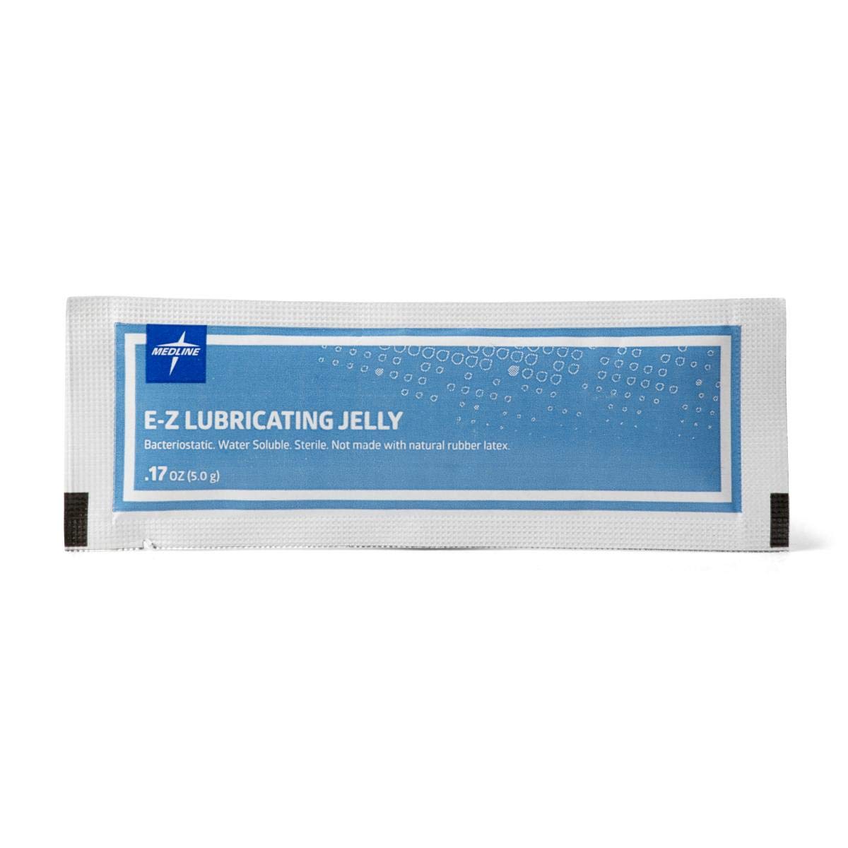 Medline Sterile Lubricating Jelly, 5 g Foil Packets, 0.17