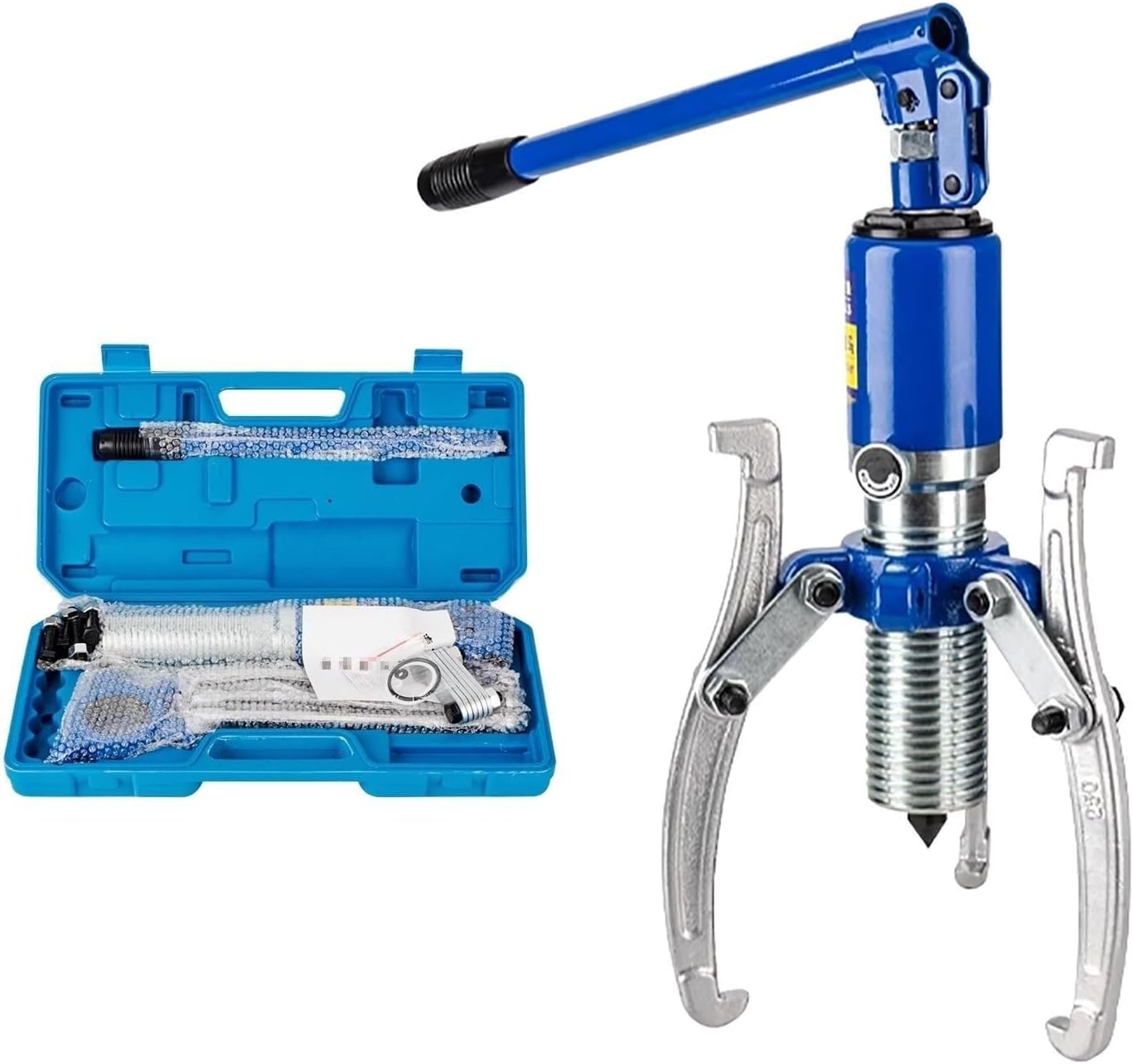 Portable Hydraulic Bearing Puller, 20T/44000LB Gear Puller Set, 2-jaw or 3-jaw Wheel Bearing Puller and Separator, Hydraulic Gear Puller, Wheel Bearing Removal Tool(20T/44000LB)