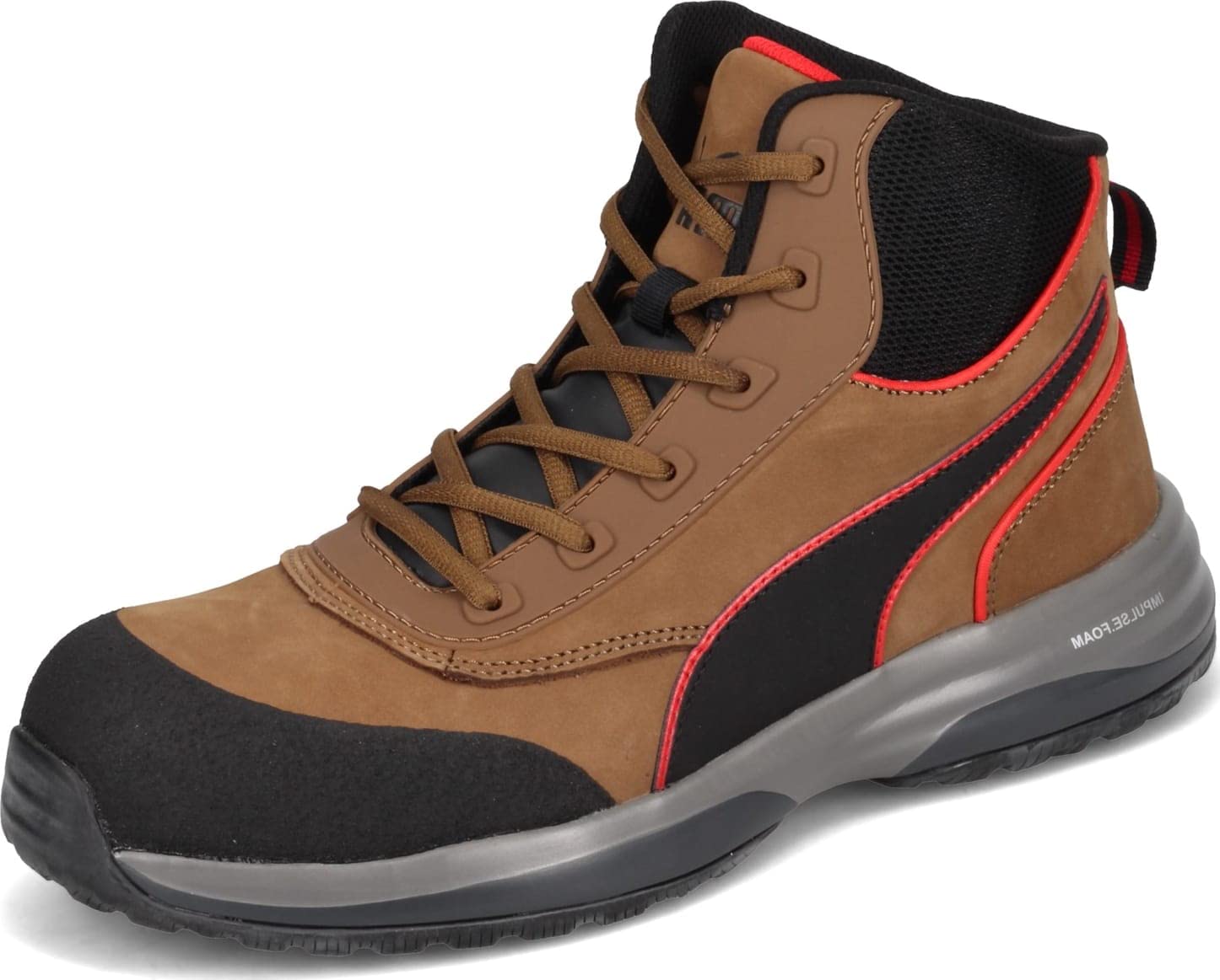Buy PUMA Safety Rapid Brown MID ASTM EH Safety Shoes Safety Toe Metal