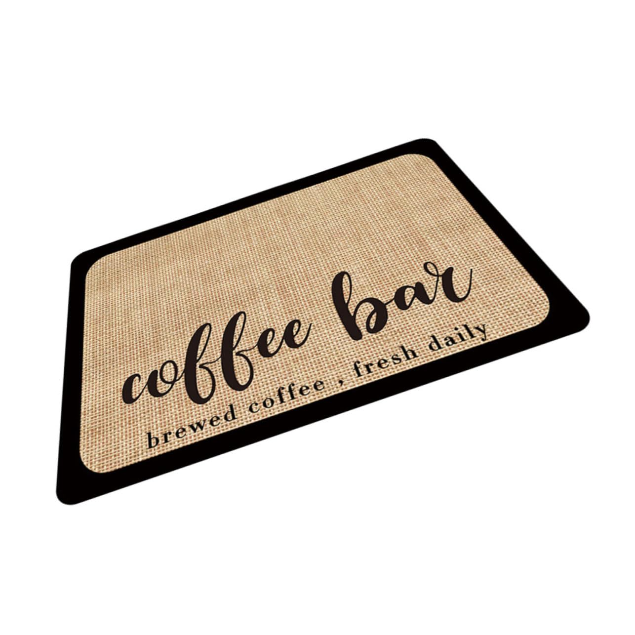 Tapis de café absorbant idéal pour organiser le comptoir de votre cuisine