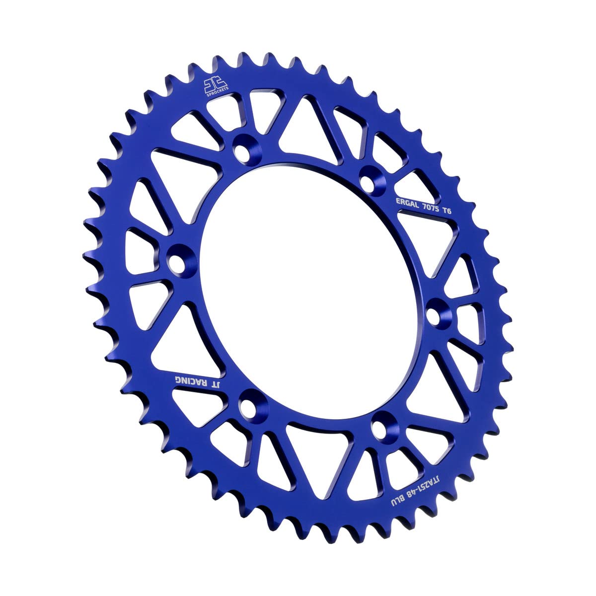 JTJT Sprockets JTA251.48BLU 48 Tooth Blue Aluminum Rear Sprocket, 1