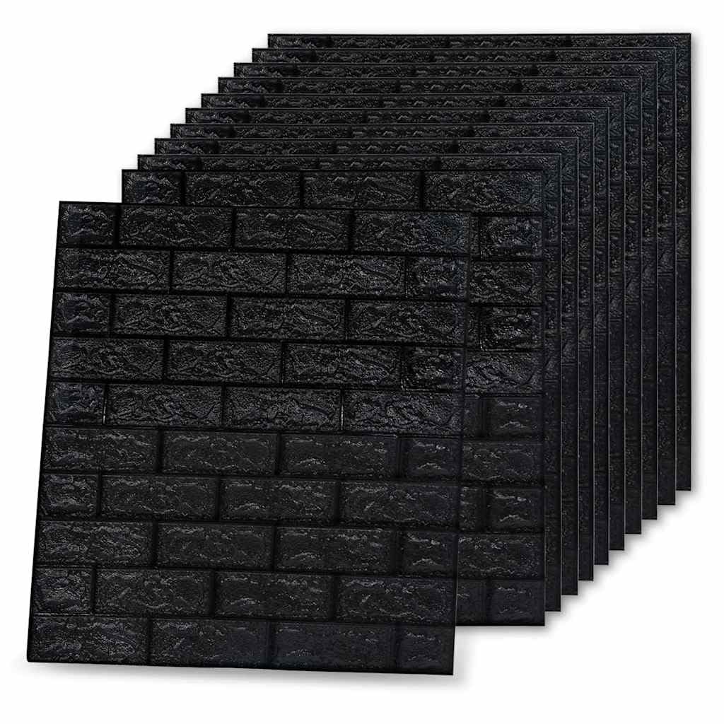 Papel pintado autoadhesivo 3D, diseño de ladrillo, 20 unidades