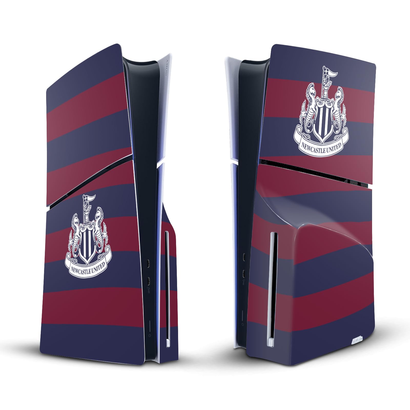 Head Case Designs Officially Licensed Newcastle United Football Club Away 2024/25 Crest Kit Vinyl Sticker Gaming Skin Decal Cover Compatible With Sony PlayStation 5 PS5 Slim Disc Edition Console