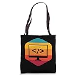 Retro Vintage Look Web Developer - CSS, JavaScript, and HTML Tote Bag