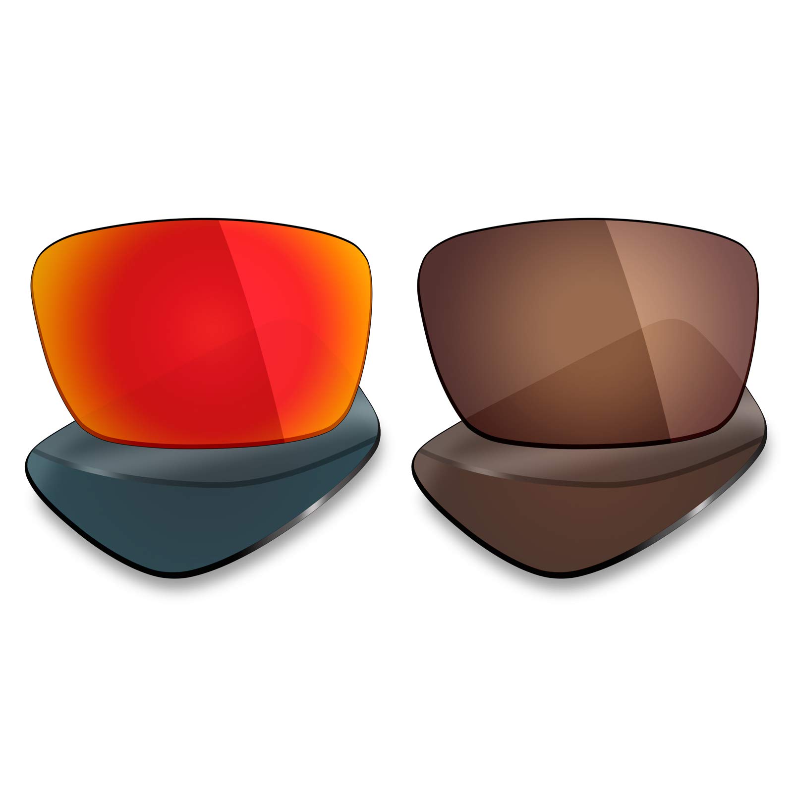 Mryok 2 Pair Polarized Replacement Lenses for Oakley Fuel Cell Sunglass - Options