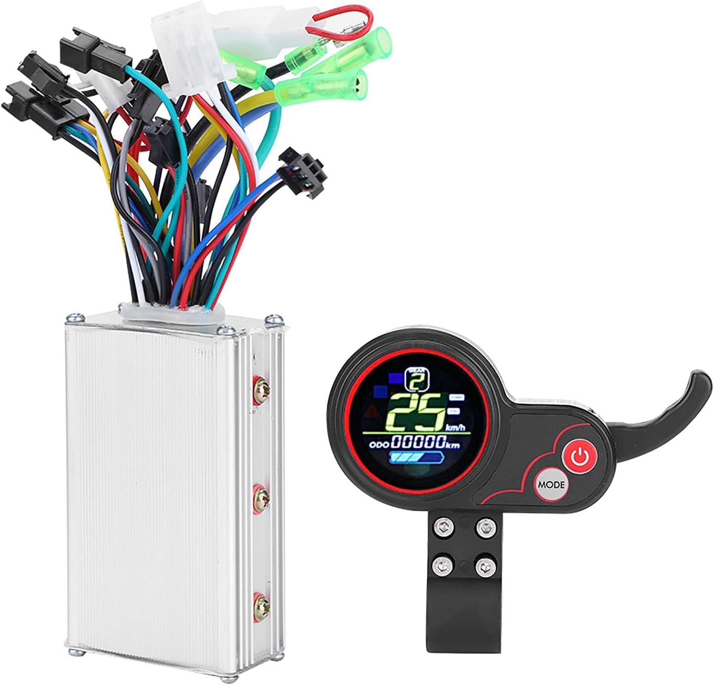 Kit LCD 886 Contrôleur Vélo électrique 350W - 24V/36V/48V - Kit LCD - Onde Sinusoïdale Contrôleur 350w Sinusoïdal