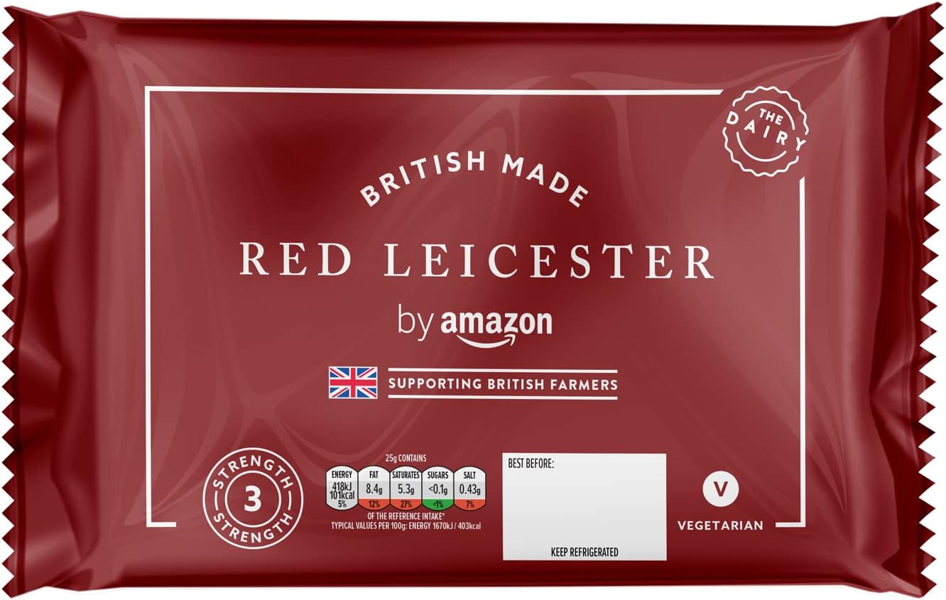 by Amazon Red Leicester Cheese, 250g