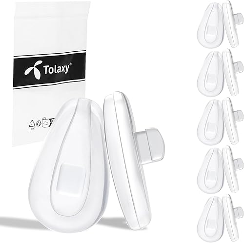 Miniatura 6 de 20 pares de piezas de nariz de repuesto de silicona suave mejoradas para Oakley Socket 5.0  Enchufe 5.5  Lagarto  Gasser  Interruptor de límite