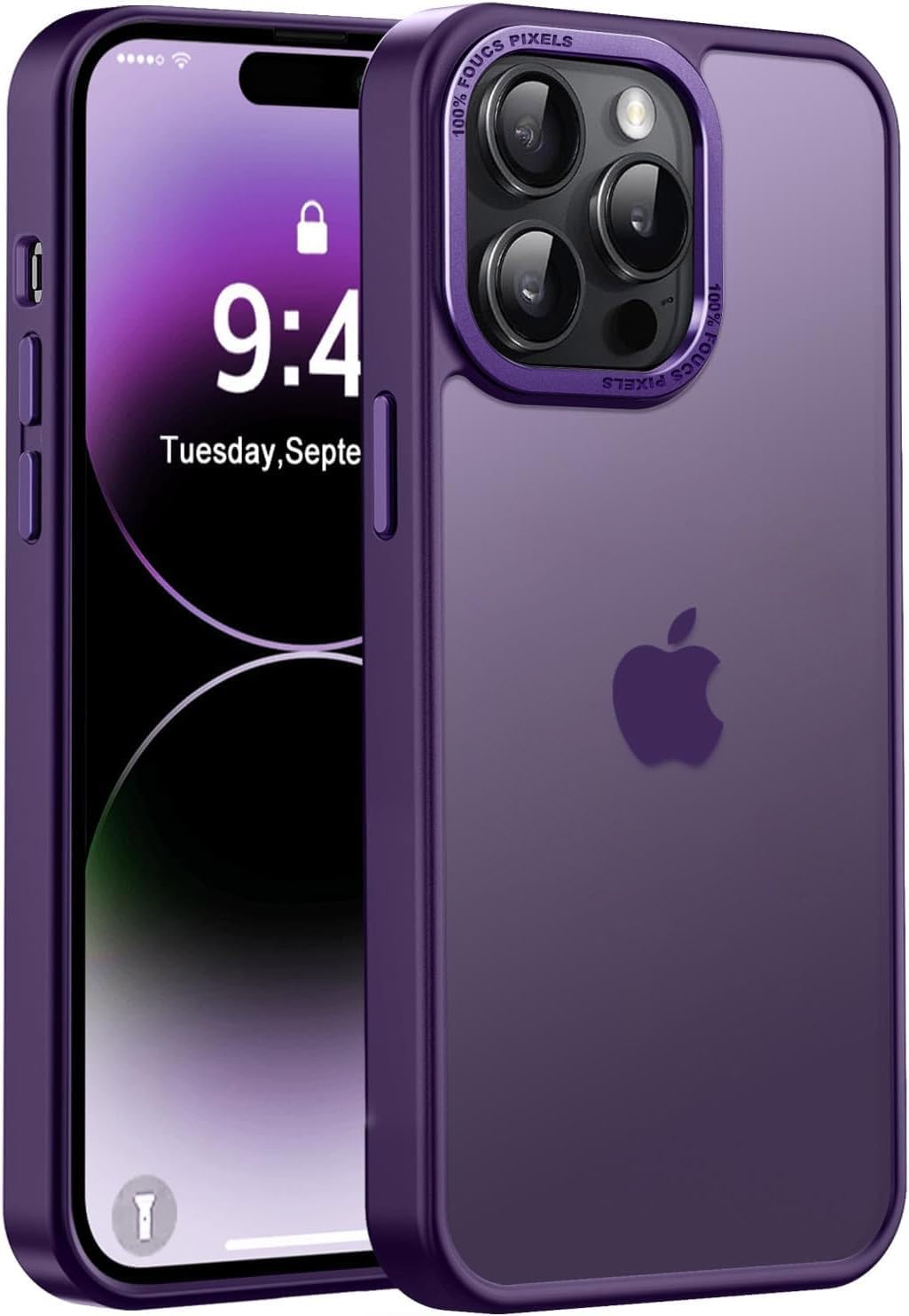 CINCH TPU+PC iPhone 14 Pro Max Case,Camera Protection Ring