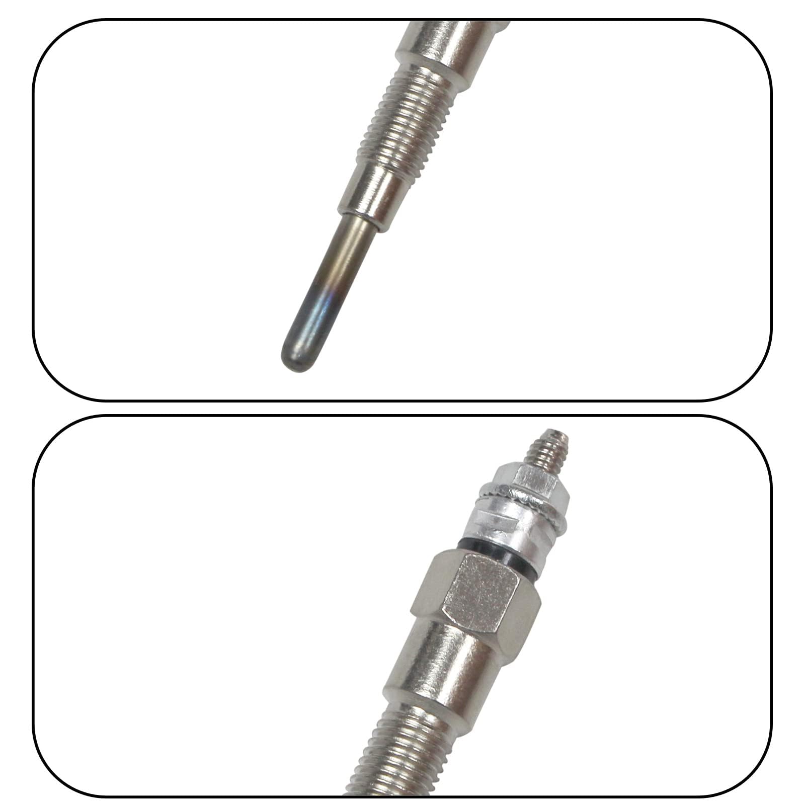3 candele di accensione per riscaldatore diesel adatte per Kubota D722 D902 D905 D1005 D1105 V1505 V1305, trattore B1700D B1700E ZD326 ZD331, tosaerba BX1800D BX1830D, 168511 6551