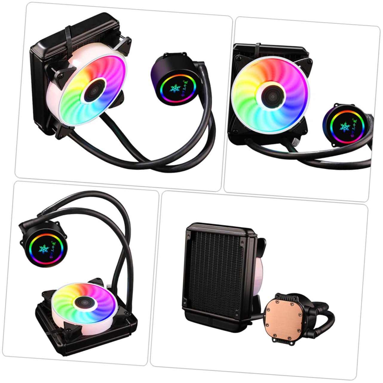 1 Pz Raffreddatore CPU Dissipatore Ad per Computer Raffreddamento Duratura Design Compatto e Facile per Gaming e Uso Prolungato