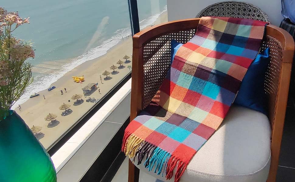 Scarf For Men Women Winter Warm Neck Plaid Solid Scarves Fall Softest Classic - Image 5