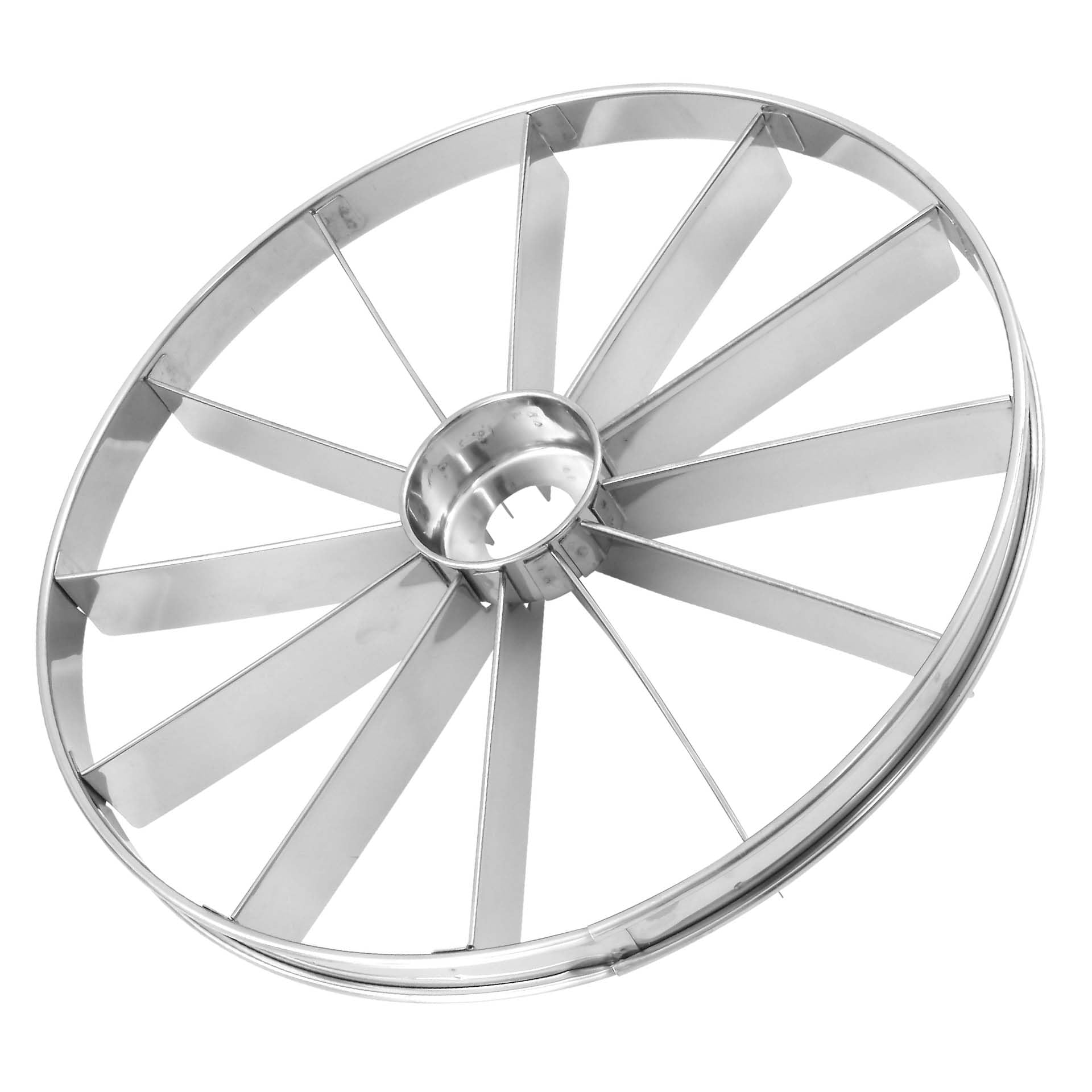 FMprofessional Porzionatore a fette e Decoratore 32cm per Torte in Acciaio Inossidabile, adatto per Creare 12 Fette Uniformi - Strumento Multifunzionale per Cucina, adatto per Pasticceri