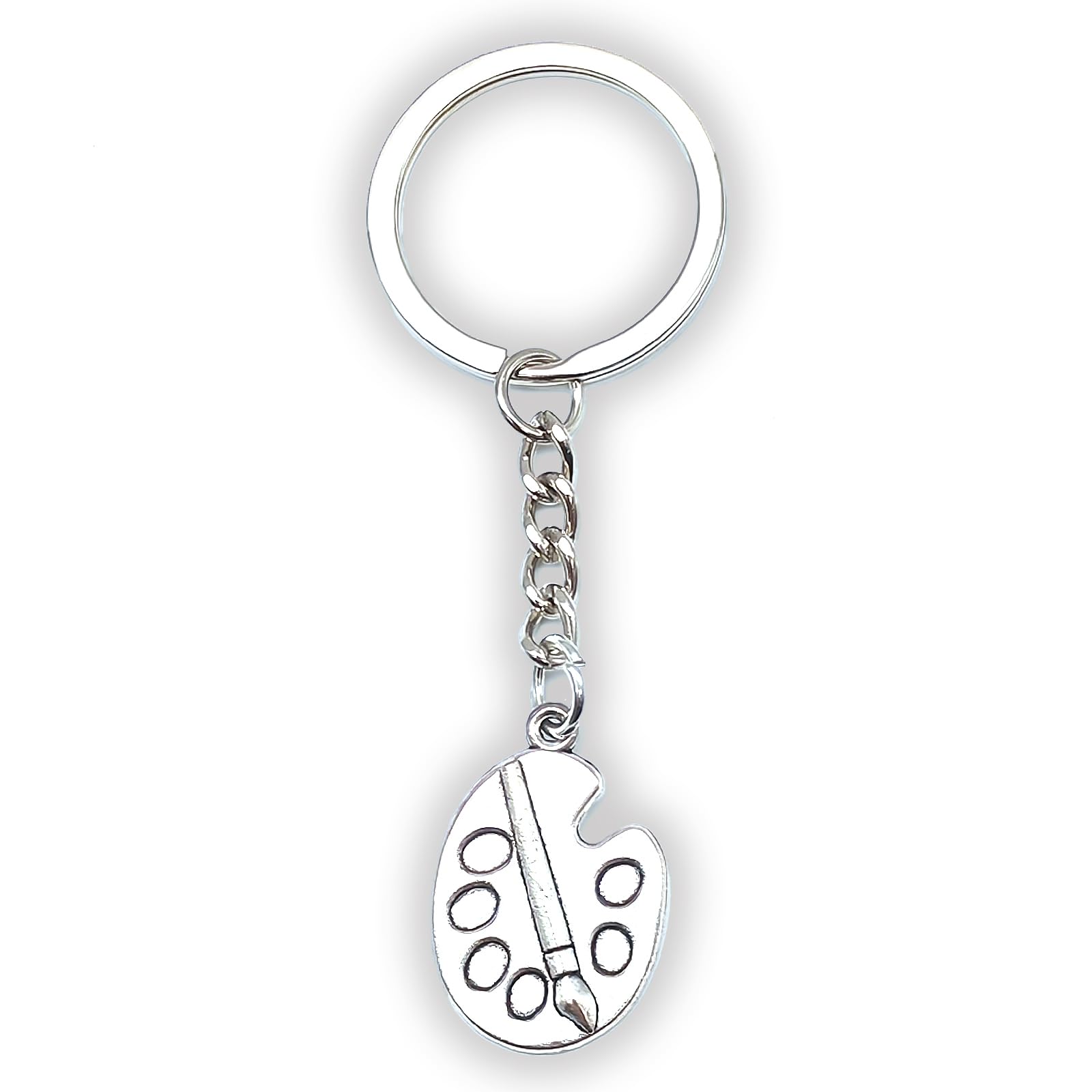 Zynara Paletten Schlüsselanhänger Kunstpalette, Maler Schlüsselanhänger für Frauen,Glücksbringer Geschenk zur Einschulung oder Weihnachtsgeschenke