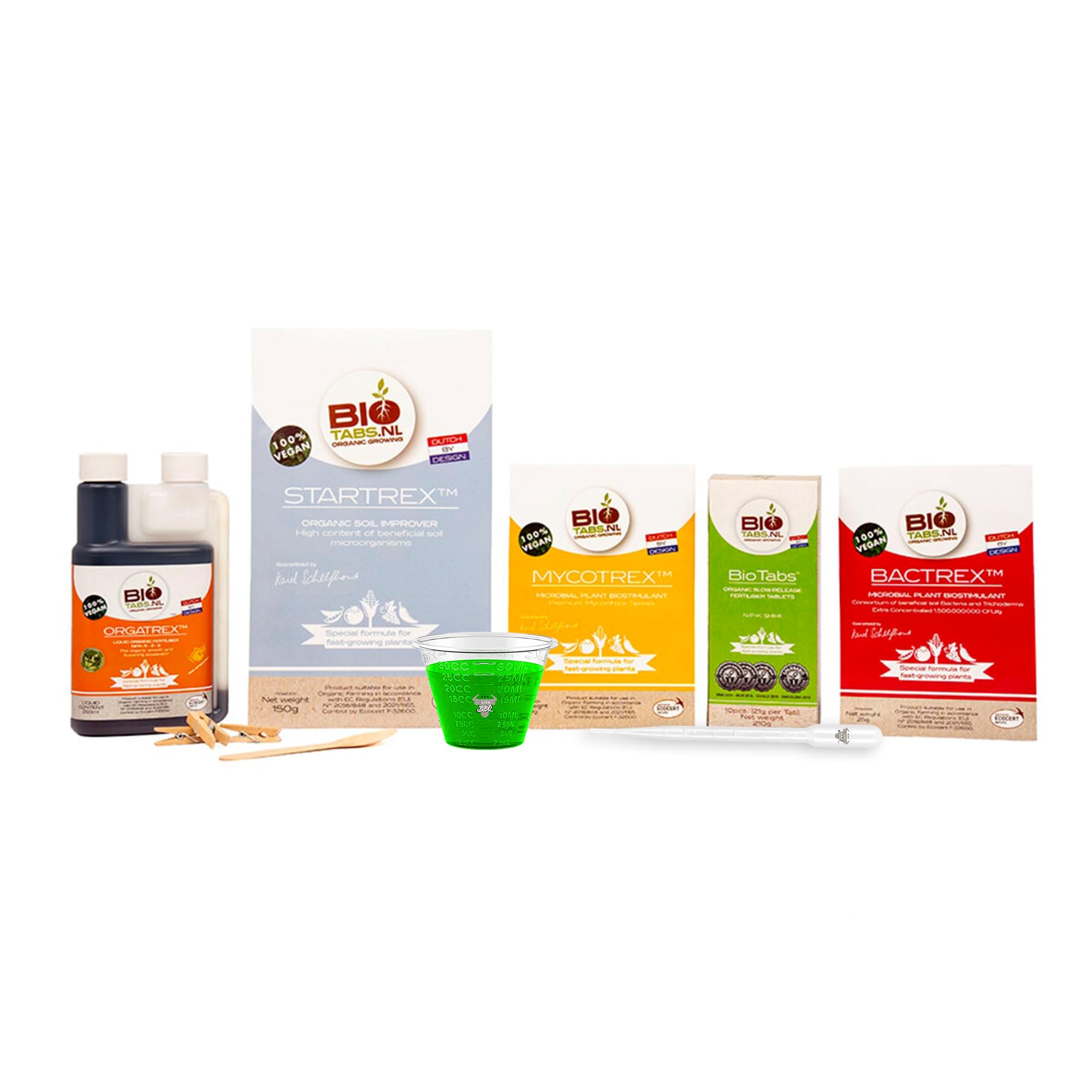 BioTabs Starterpack – Komplettes organisches Düngerset mit Pipette & Messbecher für 5–10 Pflanzen