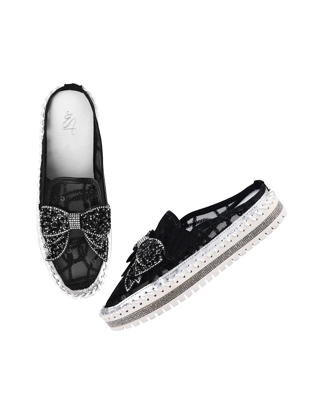 Slip on Flat Mules Shoes Slide Loafers for Women and Girls-image-36