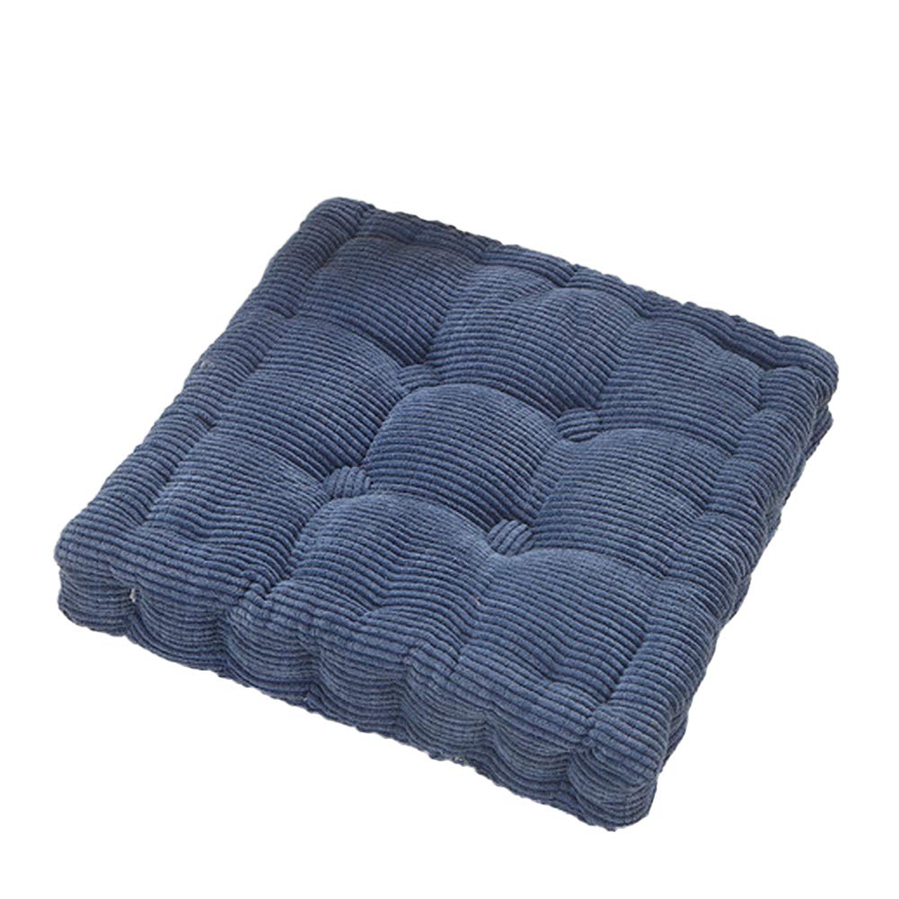 GUOCU Thick Plush Indoor Garden Tatami Cushion,Sofa Office Chair Cushion,Dining Armchair Chair Booster Seat Pads, Square Soft Padded Chair Seat Pads for the Elderly,Post-Operative,Pregnancy F 43x43CM