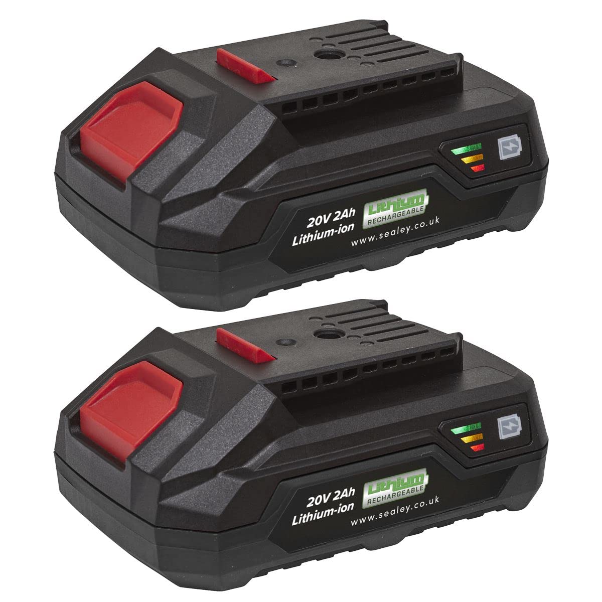 Sealey Power Tool Battery Pack 20V 2Ah Kit for SV20V Series Lithium-Ion - BK02