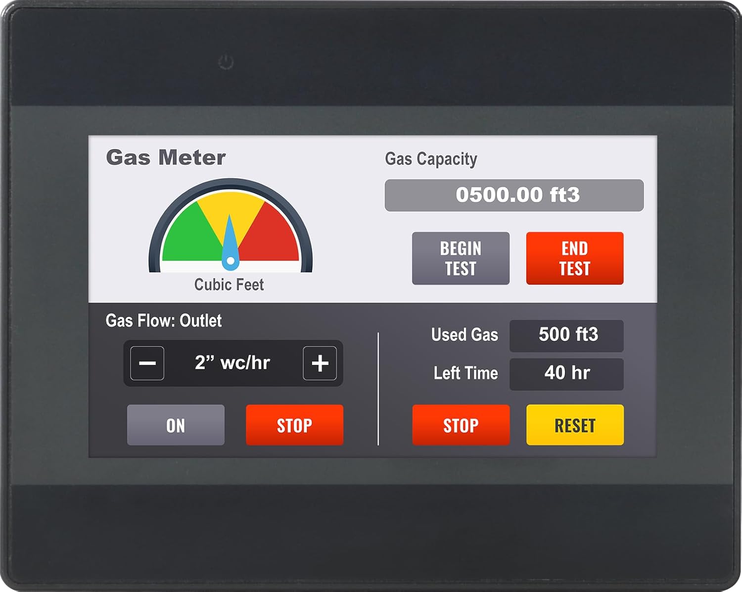 HMI5040Bv2-4.3" Display Standard Series HMI, Plastic Charcoal Grey