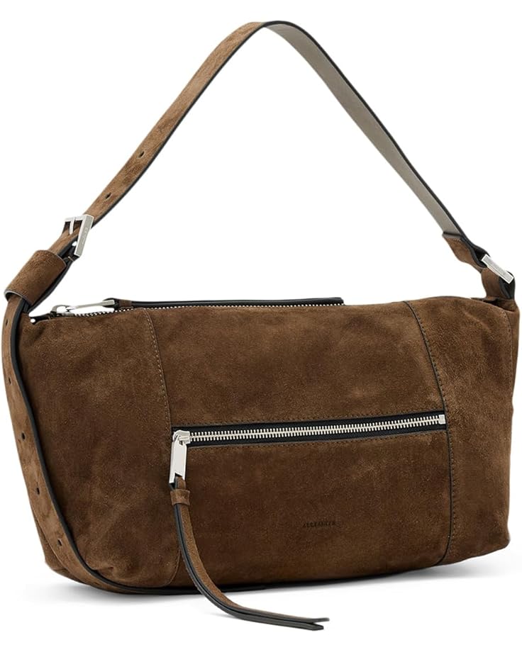 AllSaints Vega Suede Shoulder Bag - Main View