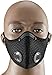JPOSolar 2 Pack Dust_mask Reusable Respirators Unisex Mouth_mask Adjustable for Allergies Woodworking,Cycling, Running,Outdoor Sports, Black