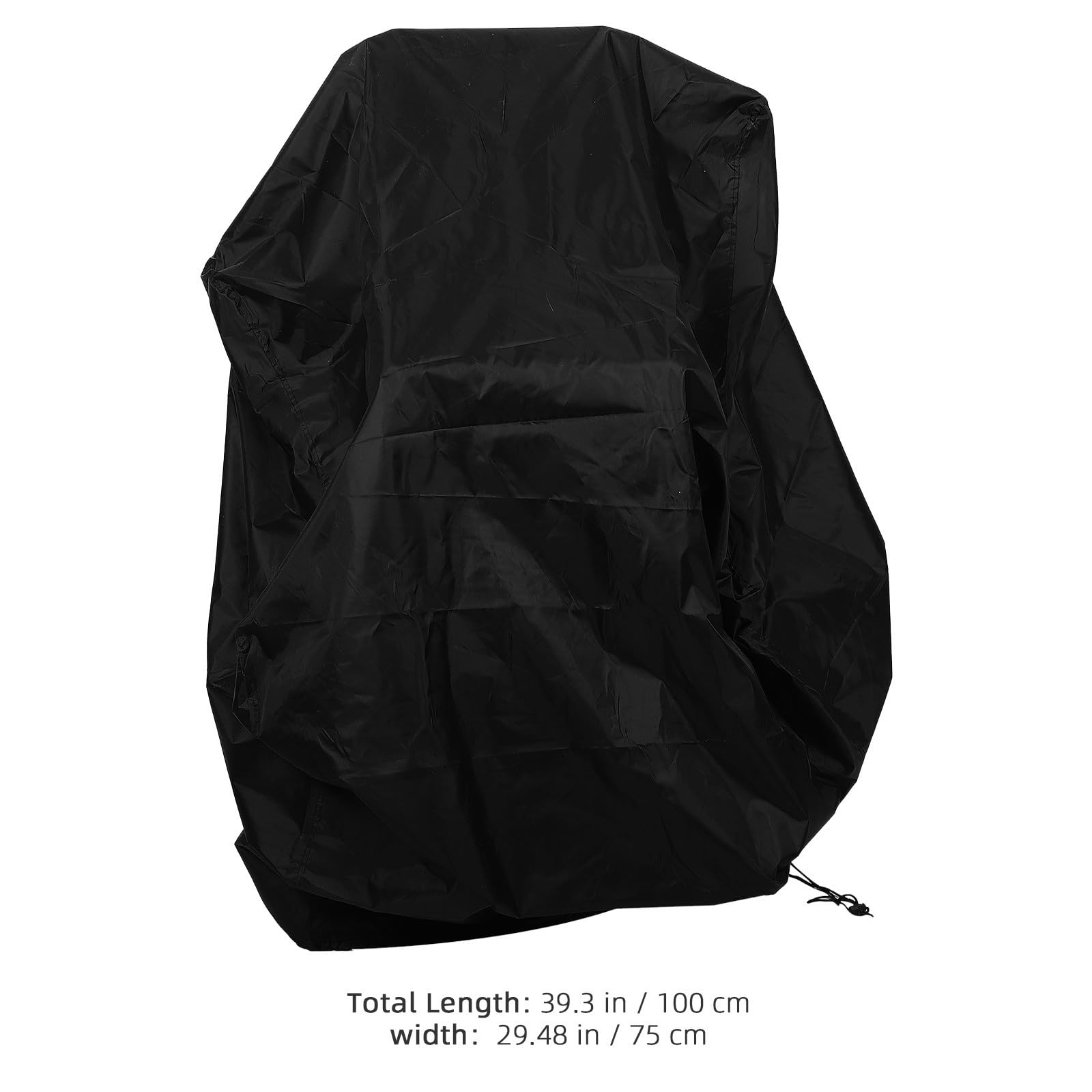 Funda de Poliéster para Silla de Ruedas y Scooter, Protección para Exteriores y Centros de Salud, Resistente Clima y Polvo, Color Negro