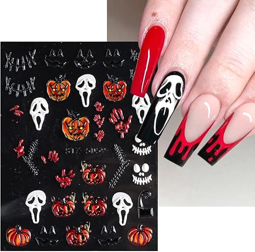 Miniatura 4 de Calcomanías de arte de uñas de flores, calcomanías de uñas francesas en relieve 5D, amarillas, pequeñas margaritas, suministros de arte de uñas