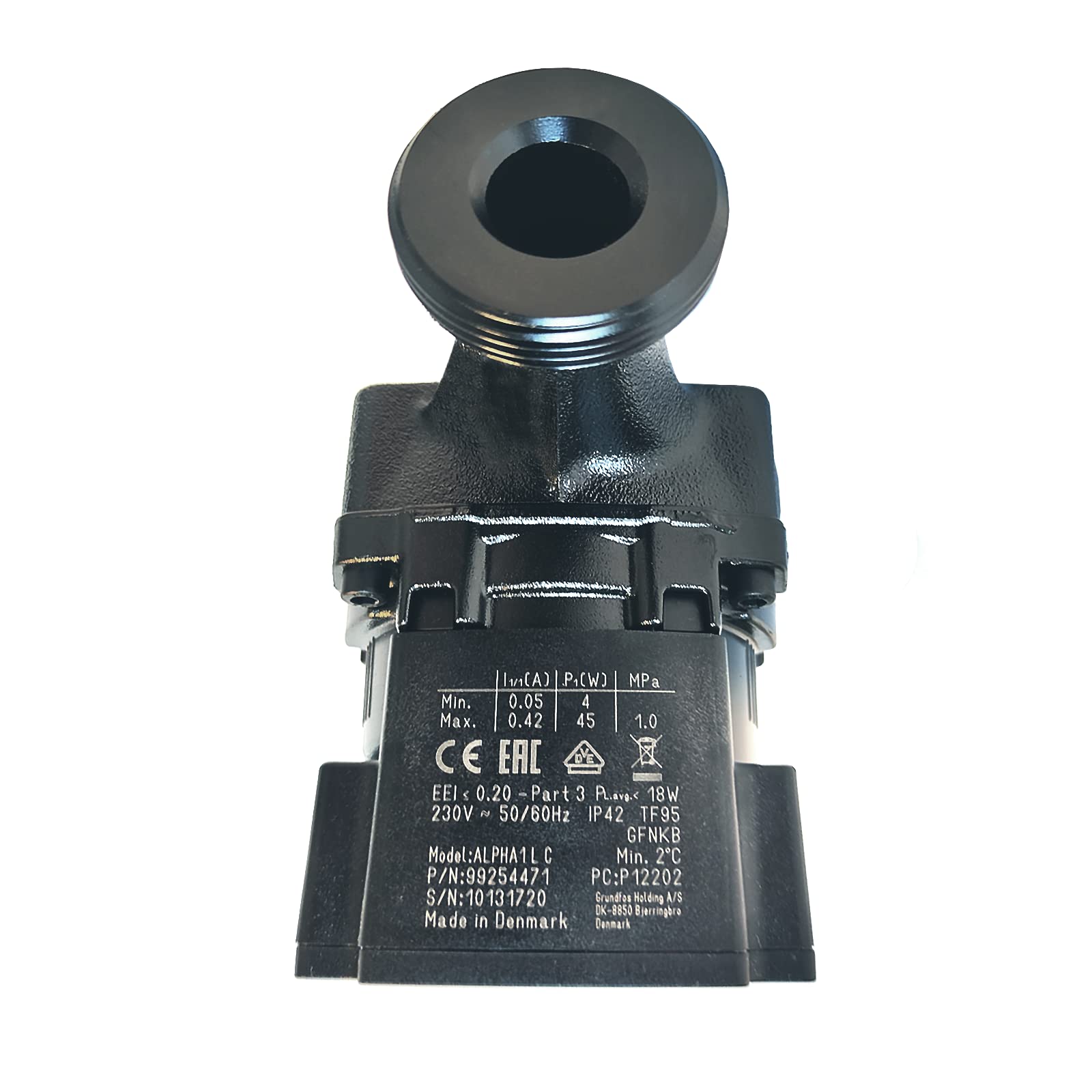 Pompe de recirculation pompe de chauffage Grundfos Alpha 1L 25–60 180 Classe A Pompe à haut rendement