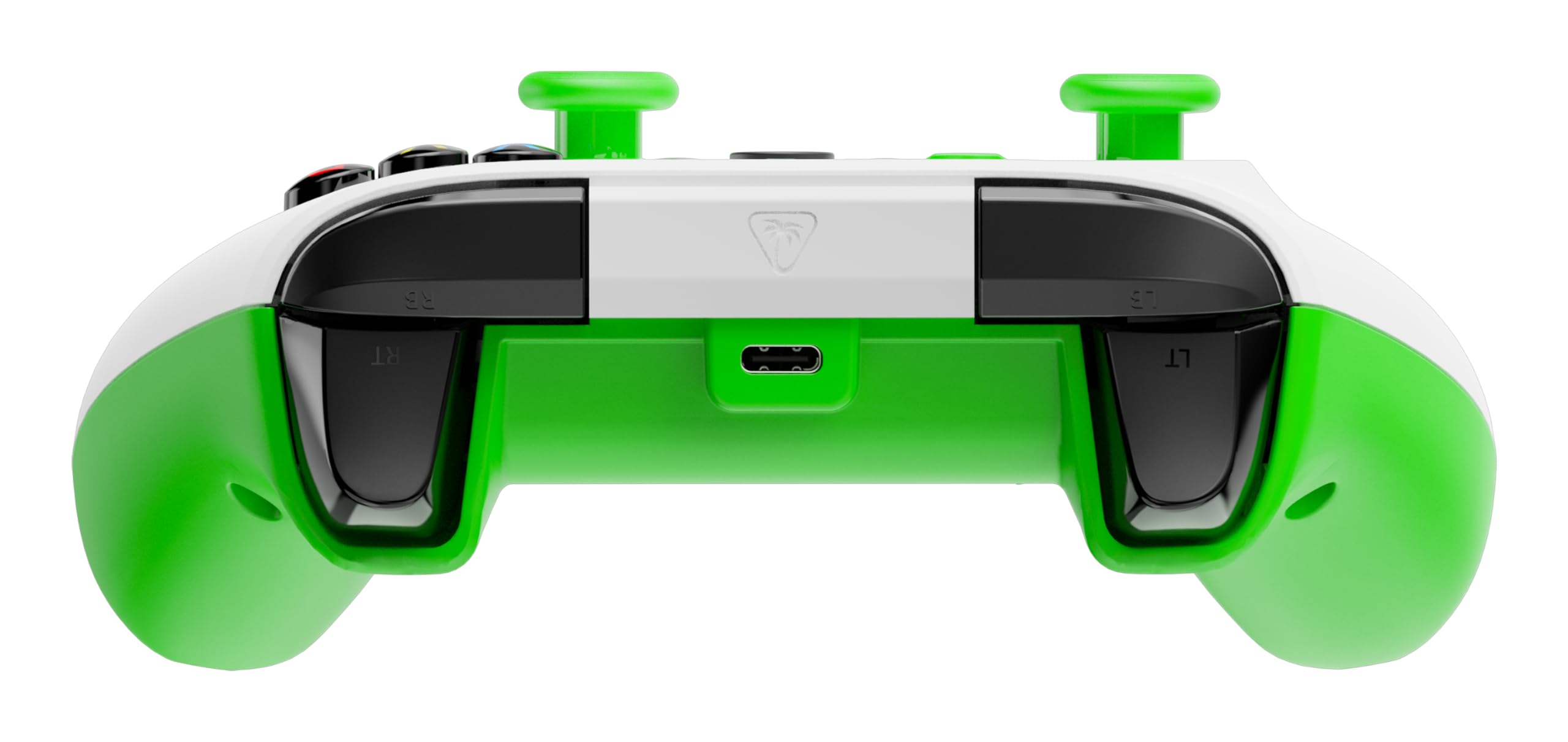 Turtle Beach Rematch Core Bianco/Verde - Gamepad cablato - Con licenza per Xbox Series XS, Xbox One e PC - Pulsanti audio, motori Rumble e grilletti a impulsi, cavo da 3 m
