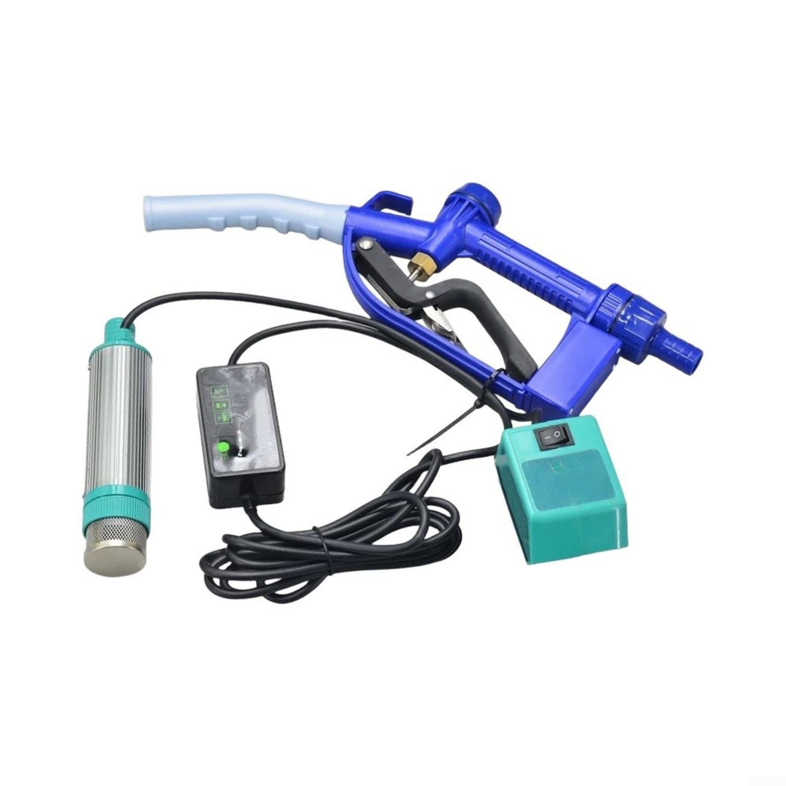 Batería de litio compacta de 21 V, bomba de transferencia de aceite y agua, inalámbrica, para obras, vehículos cisterna, agrícolas (38 mm)