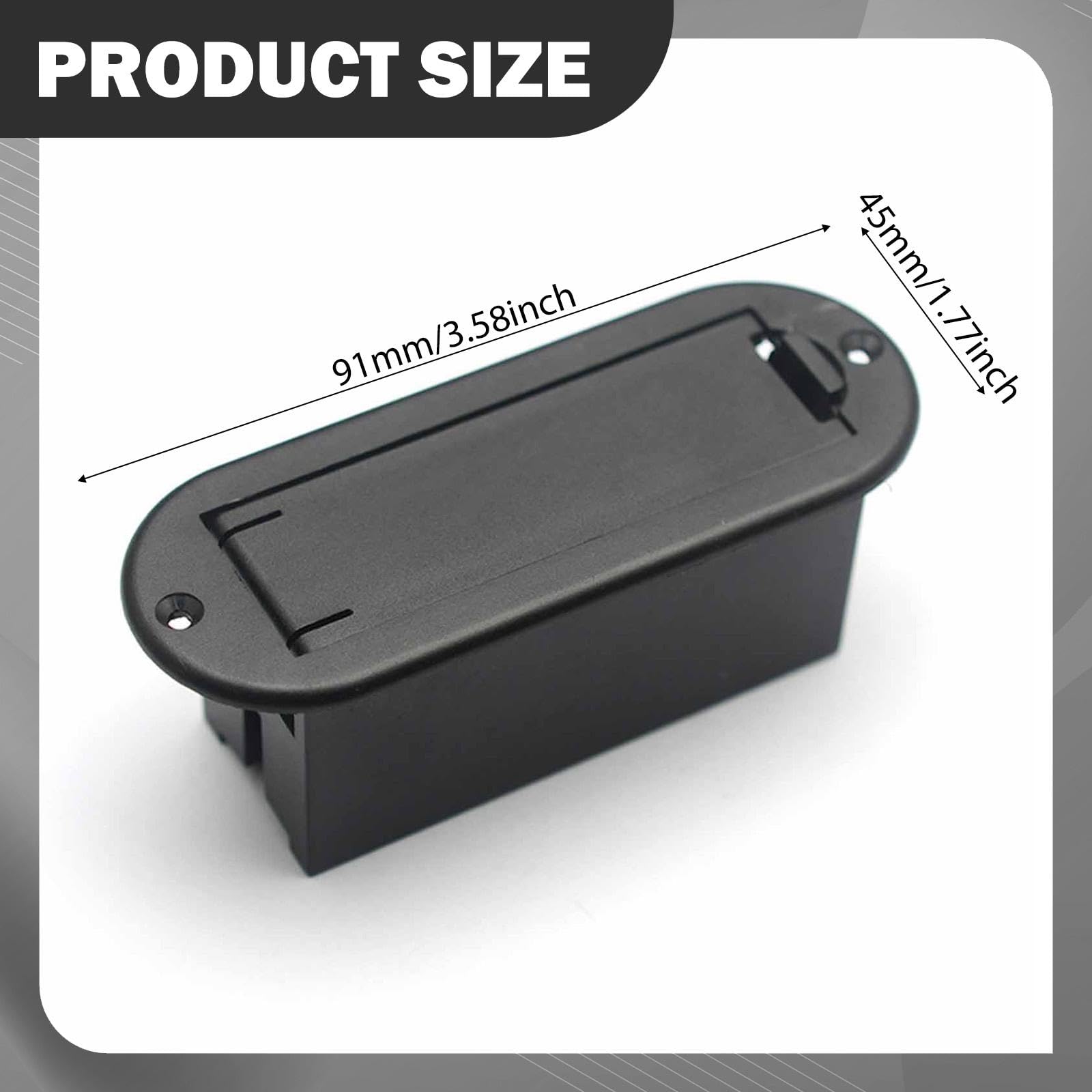 Oshhni Pastilla de Guitarra HH Activa con Interruptor de 3 Vías Circuit Lover Guitar Parts 1T1V