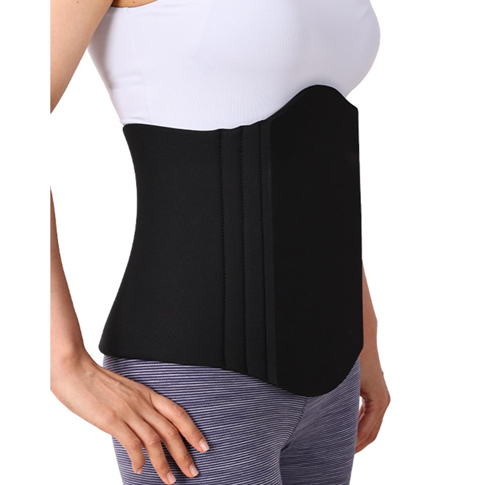 Abdominal 360 Board Post-surgery Lipo Foam and Compression Board for Liposuction One Size Black