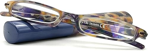Miniatura 5 de Gafas de lectura para mujer, con bloqueo de luz azul, antifatiga ocular, tubo para lector de computadora, pequeño cristal de lectura, 1.5