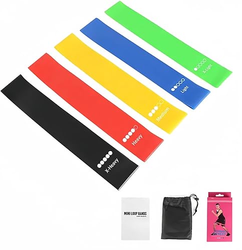 Bandas de ejercicio de resistencia, bandas de resistencia para fitness en casa, estiramiento, entrenamiento de fuerza, terapia física, bandas Varios