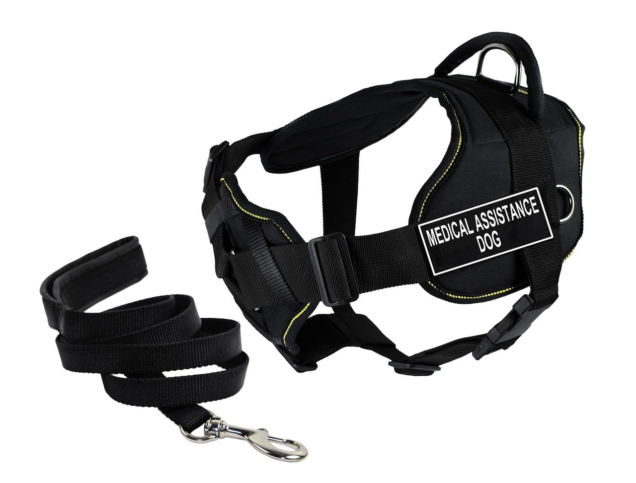 Harnais Medical Assistance Dog Dean & Tyler Grand avec Laisse Rembourrée 1m80