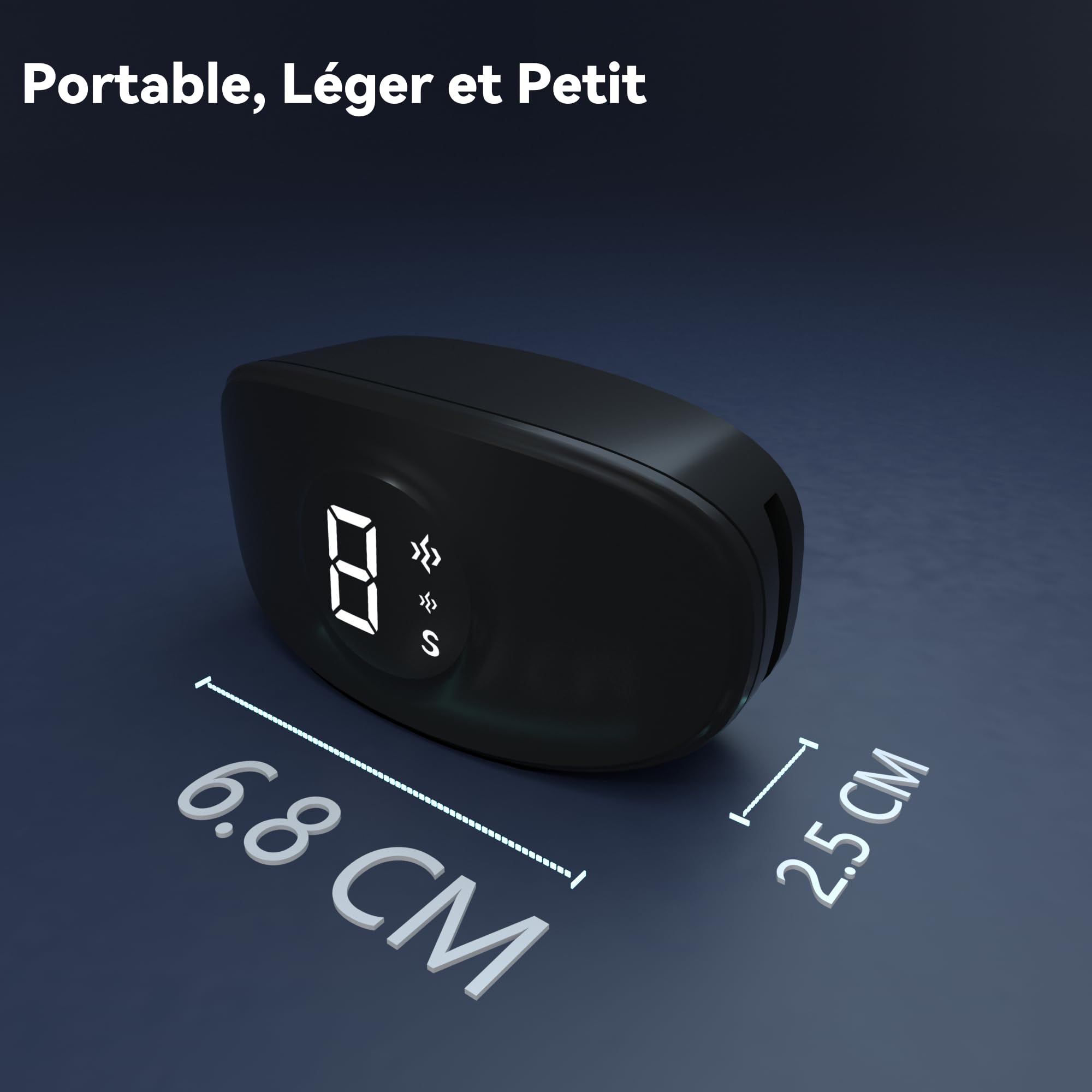 Meloive Collier Anti Aboiement Chien, Conformes à La Nouvelle Loi 2025 - Détection Intelligente des Aboiements, 4 Modes Son/Vibration/Forte Vibration, Rechargeable pour Petit et Gros Chien, Noir