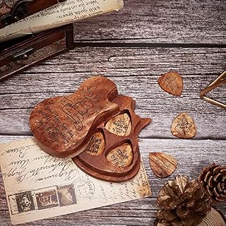 SUPERDANT Support de Boîte de Sélection de Guitare en Bois Motif Joyeux Anniversaire Conteneur en Bois Boîte de Choix de… - Les Beatles, Paul McCartney, John Lennon, RIngo Starr, George Harrison SUPERDANT Support de Boîte de Sélection de Guitare en Bois Motif Joyeux Anniversaire Conteneur en Bois Boîte de Choix de… – Image 4