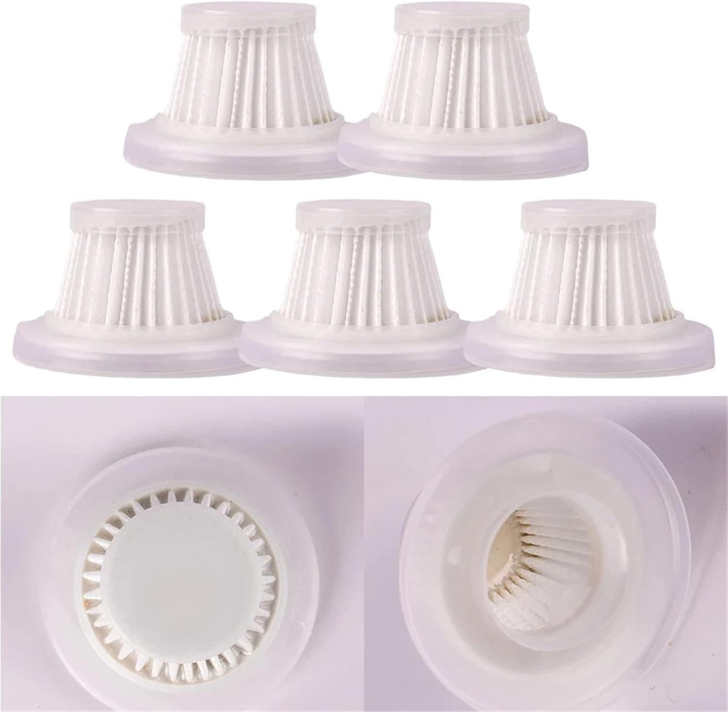 Compatible with Hand-Held Car & Cordless Desk Vacuum Cleaners - Washable Replacement Filter