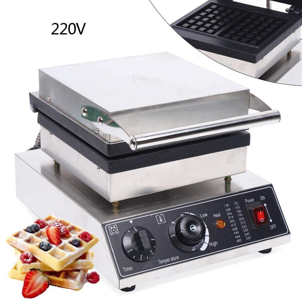 Gofrera belga de Bruselas, 1500 W, para 4 gofres belgas