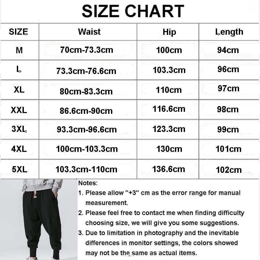 Męskie lekkie i luźne japońskie lniane spodnie haremki, rozciągliwe, luźny krój, styl joggingu, rozmiary S-5XL (granatowe, XXL)