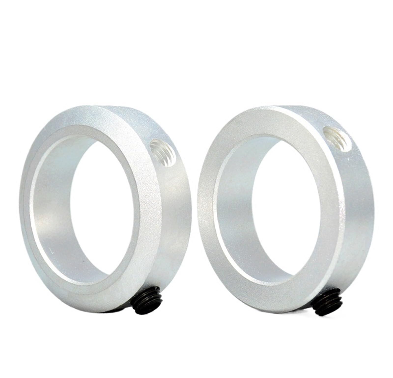 Bague de retenue de Collier d'arbre Type de vis d'arrêt Bague de retenue localisateur de retenue d'arbre en Alliage d'aluminium avec vis de diamètre 3 4 5 6 8 10(NITCN-8-14-8 10pcs)