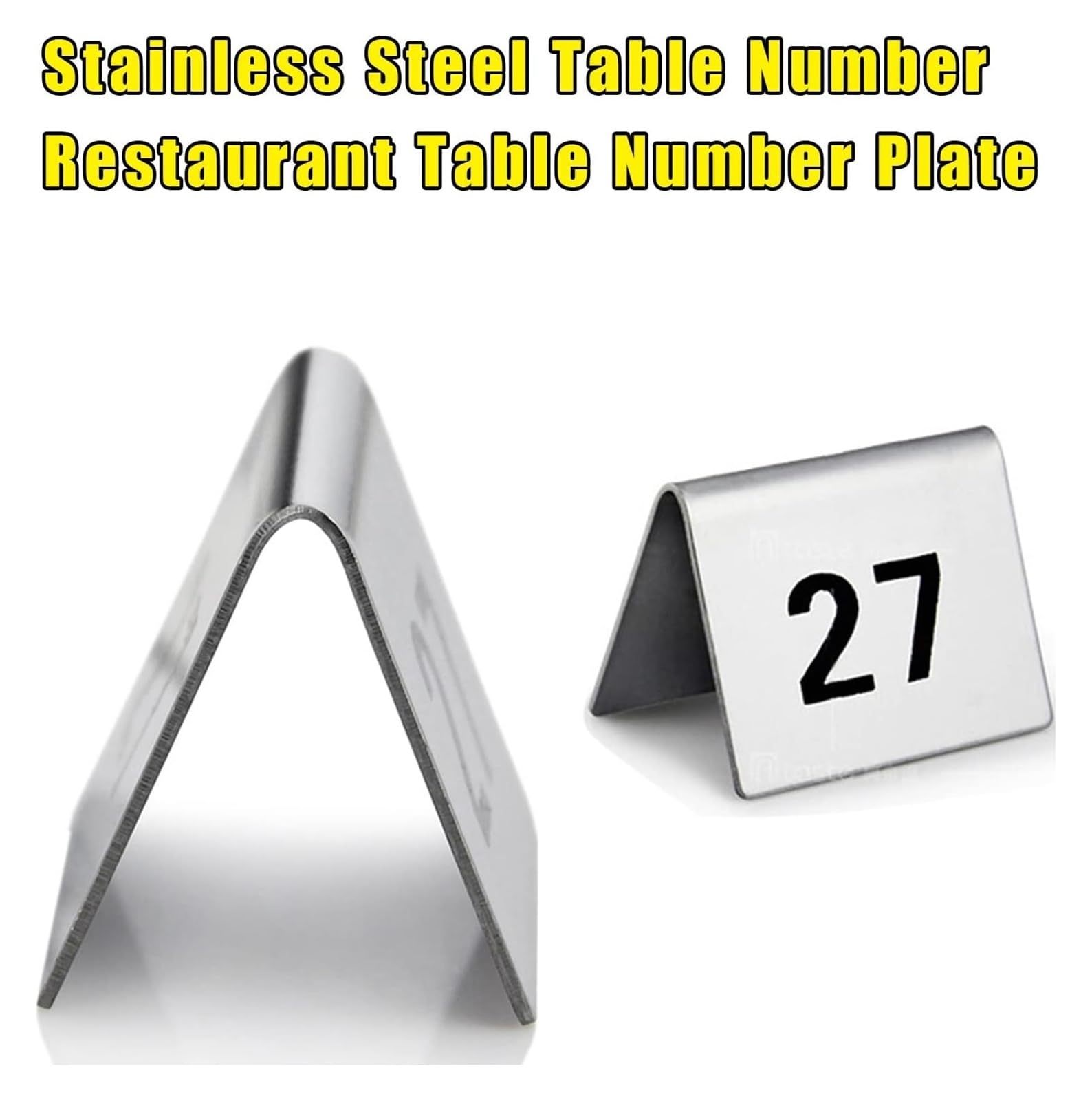 Segnaposto bifacciali da tavolo 1-50 1-100, porta segnaposto, facili da leggere, resistenti, durevoli, for cucina, sala da pranzo, banchetti nuziali, cartelli da tavolo for ristoranti(1 to 100)