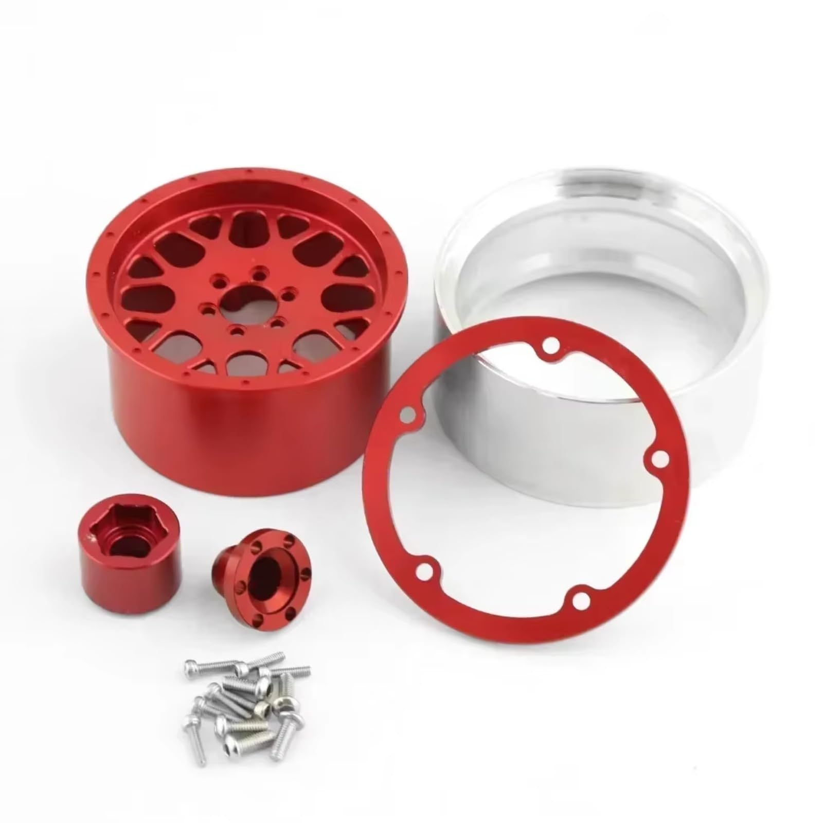 Compatibile Con Traxxas Per TRX4 D90 Per Axial Per SCX10 90028 D110 1/10 RC Crawler Ricambi Auto Accessori 4 Pezzi 2. "cerchi Beadlock Rc Car Pneumatici