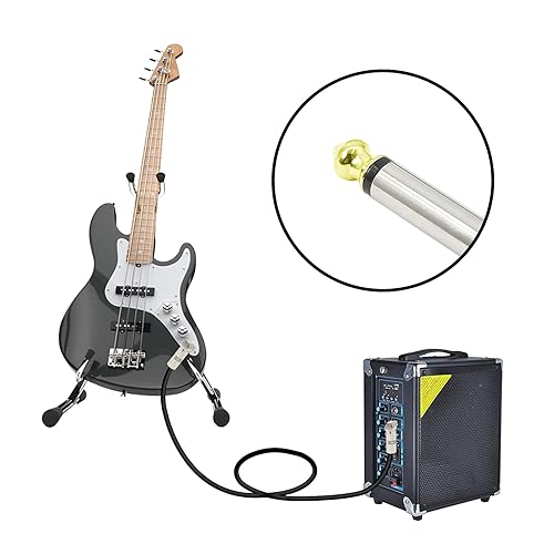 Miniatura 5 de YACSEJAO Paquete de 2 conectores de audio TRS de 14 de pulgada de 0.250 in macho estéreo de 14 pulgadas tipo de soldadura enchufe estéreo (ángulo