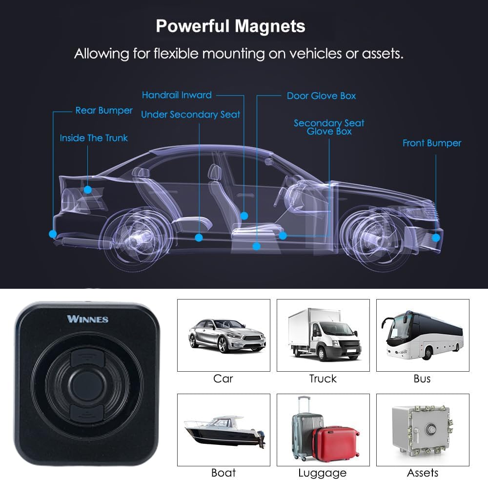 4G Micro Localizzatore GPS per bambini e anziani, 4G GPS Tracker con scheda SIM, Localizzatore GPS con SOS pulsanti, Localizzatore in tempo reale di piccole dimensioni, adatto per demenza Leggero