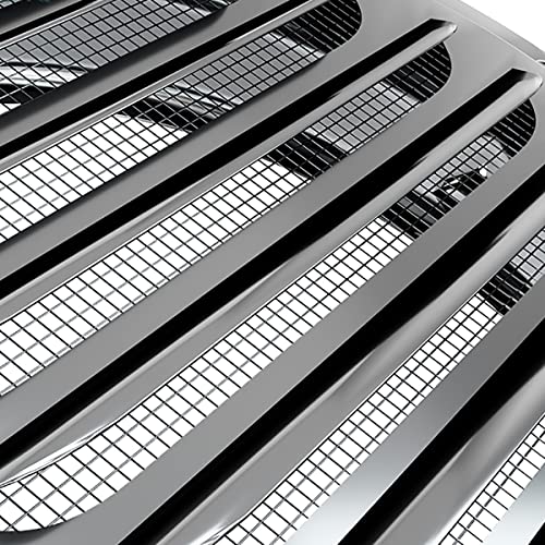 Grille de ventilation en acier inoxydable 120 mm au design épuré et durable - 6