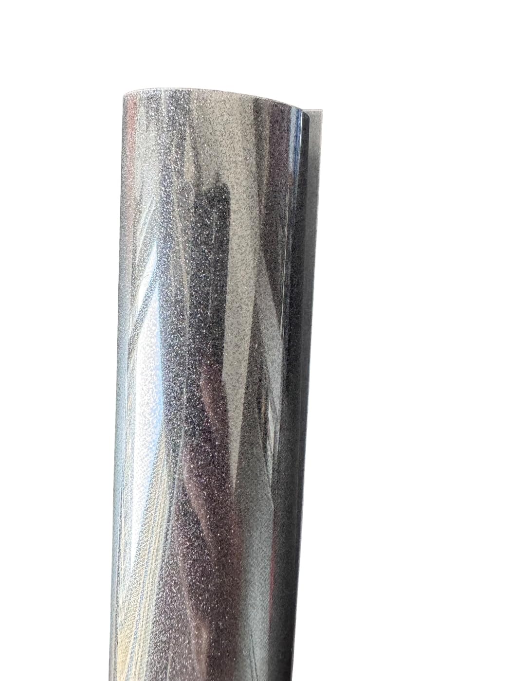 TransWonderBlack Glitter Puff-Vinyl-Heat-Transfer Puff Vinyl Puff Heat Transfer Vinyl - 12x6ft. Puff Glitter Vinyl Heat Transfer Puff Iron on Vinyl for Cricut T Shirts (Black)