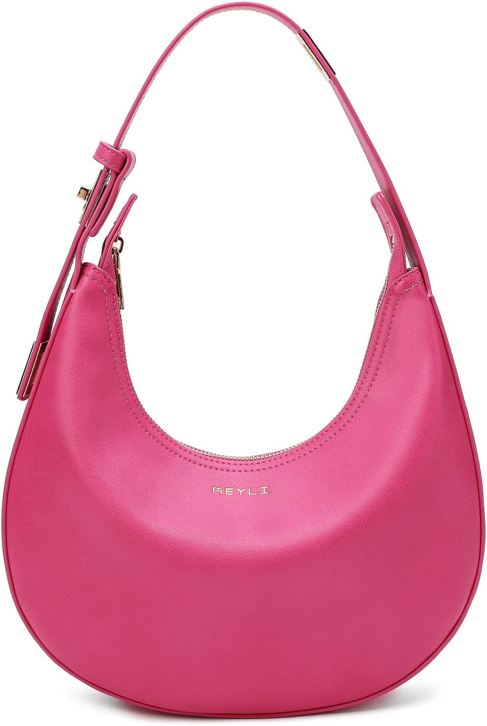 Keyli Shoulder Bag for Women Stylish Casual Clutch Purses for Women 3 Ways Adjust Strap Hobo Handbags with Zip Closure