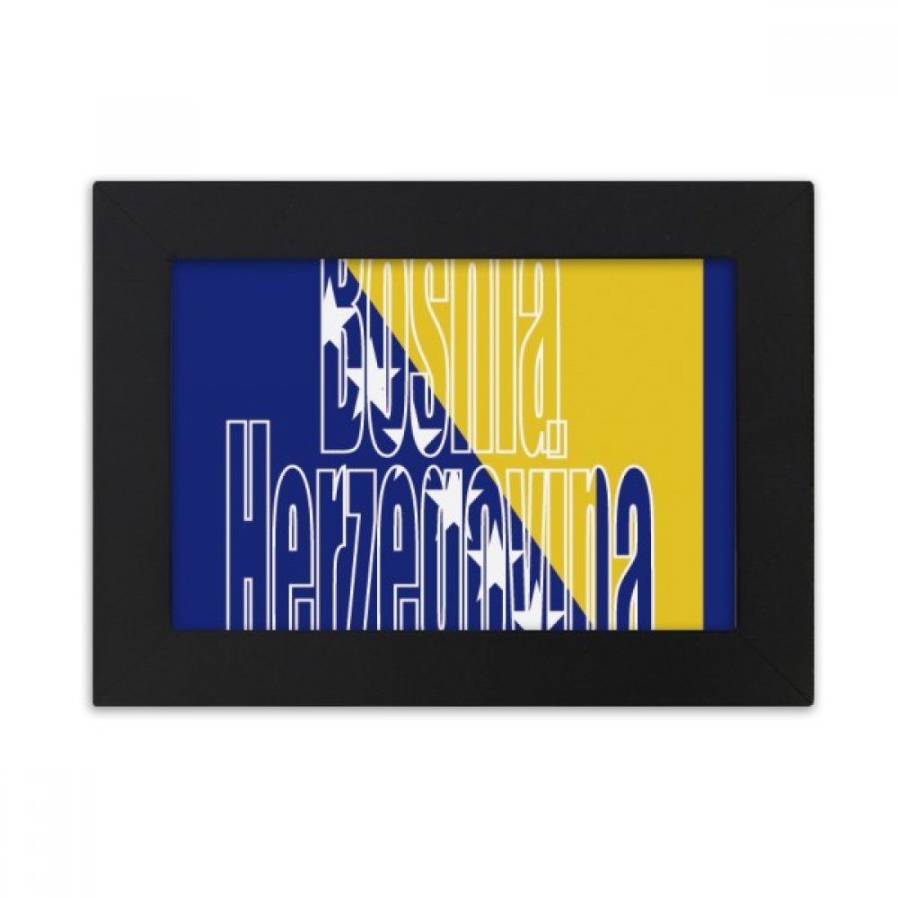 Image art Bosnie-Herzégovine cadre photo de bureau cadeau souvenir idéal